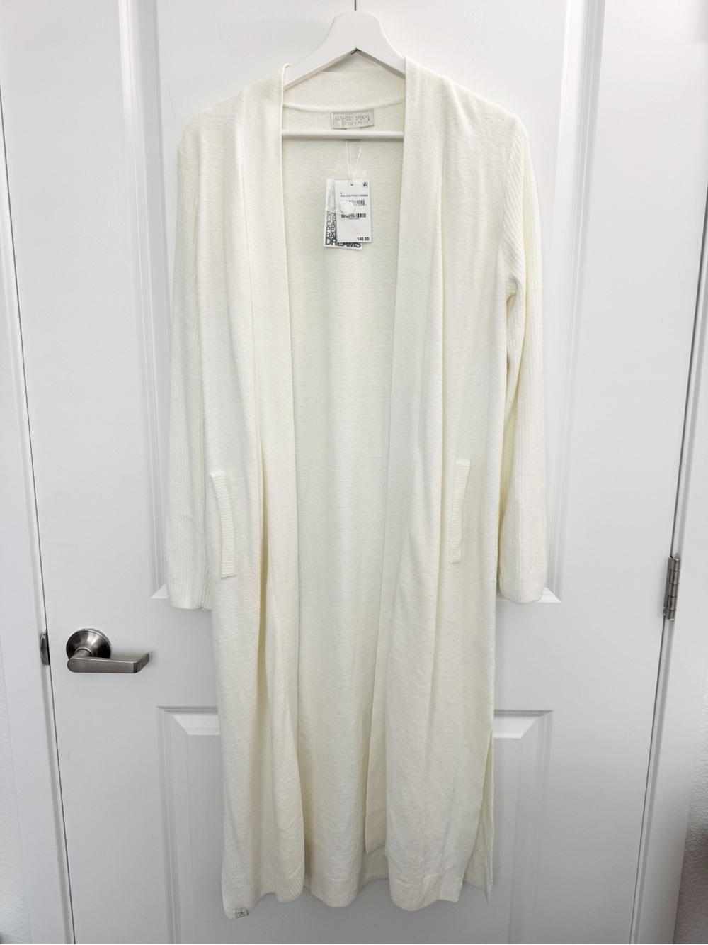 Barefoot Dreams Cozy Chic Ultra Lite Everything Cardigan Open Front Small Pearl